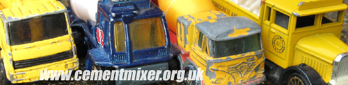 A Selection of Toy Cement Mixers from Maisto, Matchbox, Lesney and Corgi