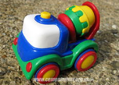 Friction Powered Cement Mixer